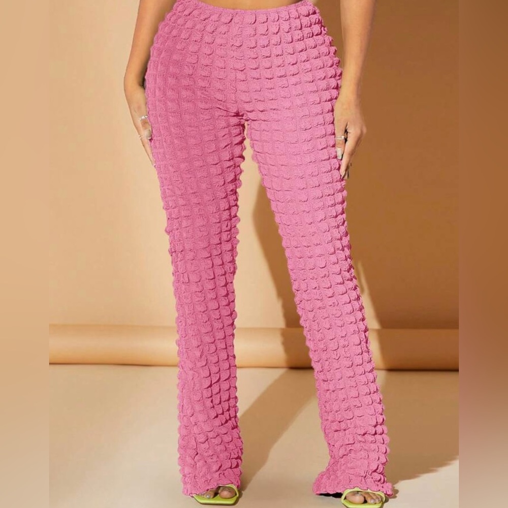Pink Popcorn Pants